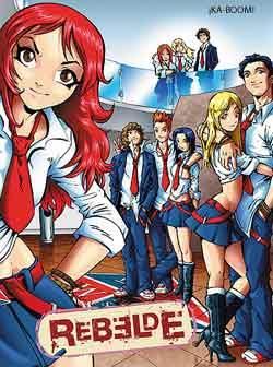 Rebelde Cartoon - roxanne - Telenovela Rebelde